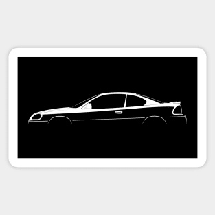 Pontiac Grand Am GT Coupe (1999) Silhouette Sticker